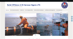 Desktop Screenshot of batokoffshore.com